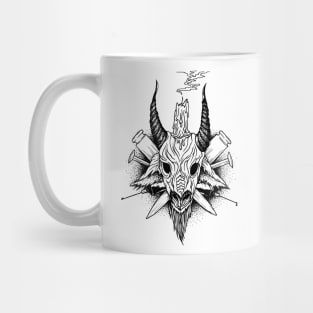 Goat - Head of Baphomet Black Mug